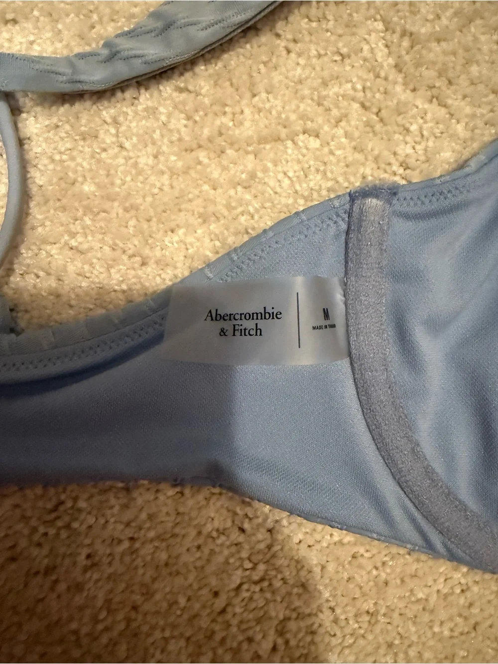 Abercrombie & Fitch Dusty Blue Underwire Bikini